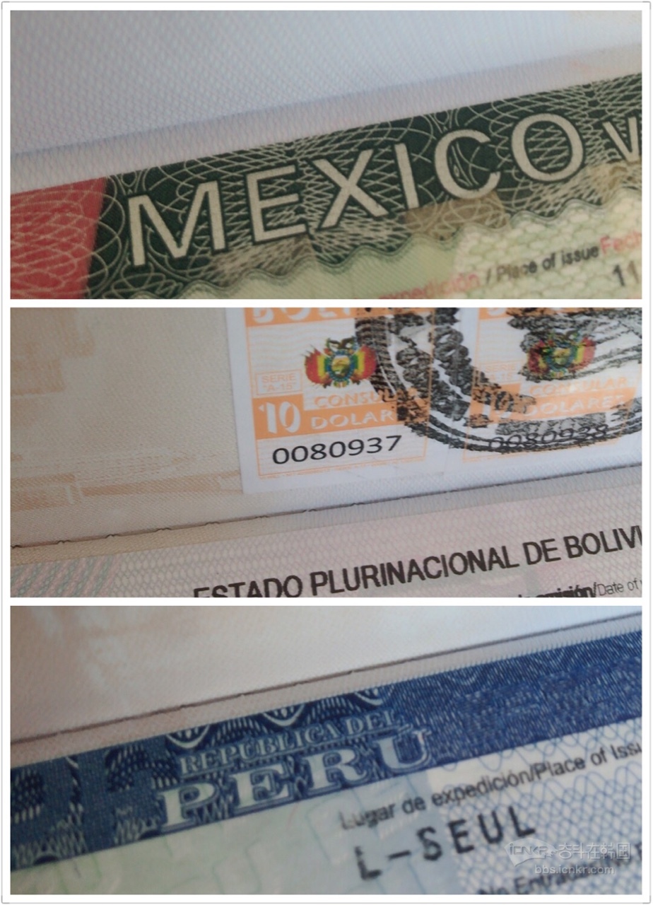 多图 分享2018 D2在韩国办理(玻利维亚)签证,几